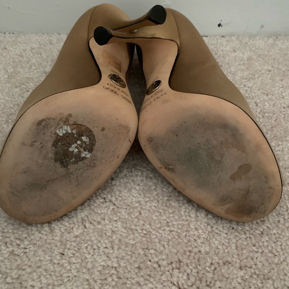 Dolce & Gabbana Satin Peep Toe Pumps - Picture 5 of 8